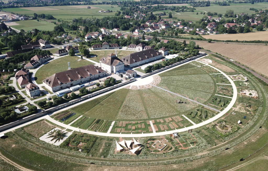 la saline Royale d'Arc-et-Senans Photographies aériennes en drone doubs